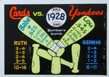 1970 Fleer World Series 025      1928 Yankees/Cardinals#{(Babe Ruth#{and Lou Gehrig